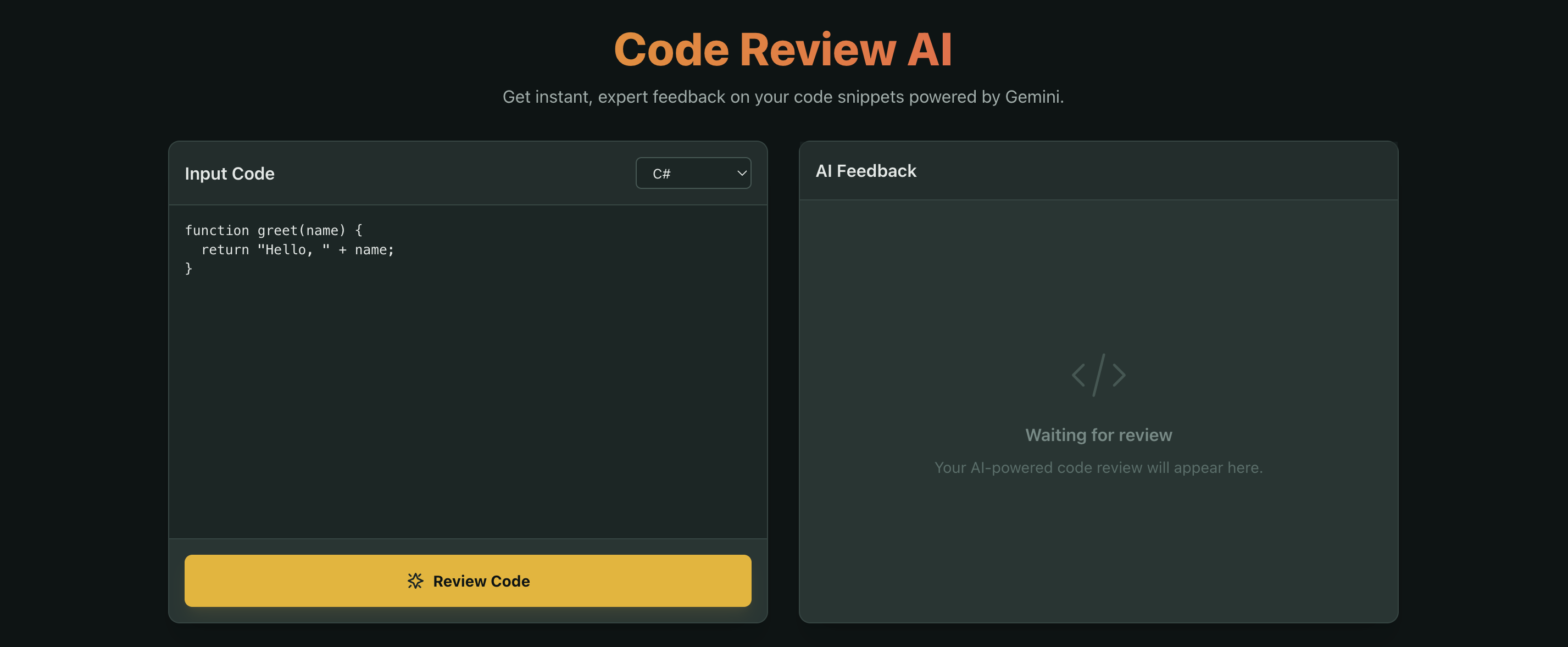 Code Review Chatbot